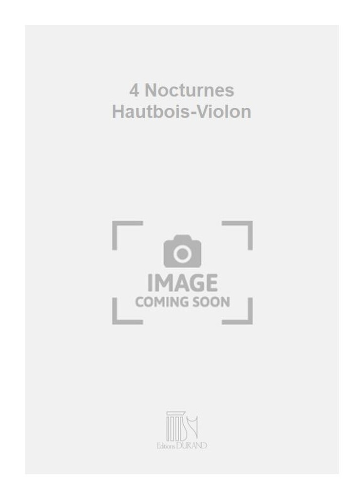 4 Nocturnes Hautbois-Violon